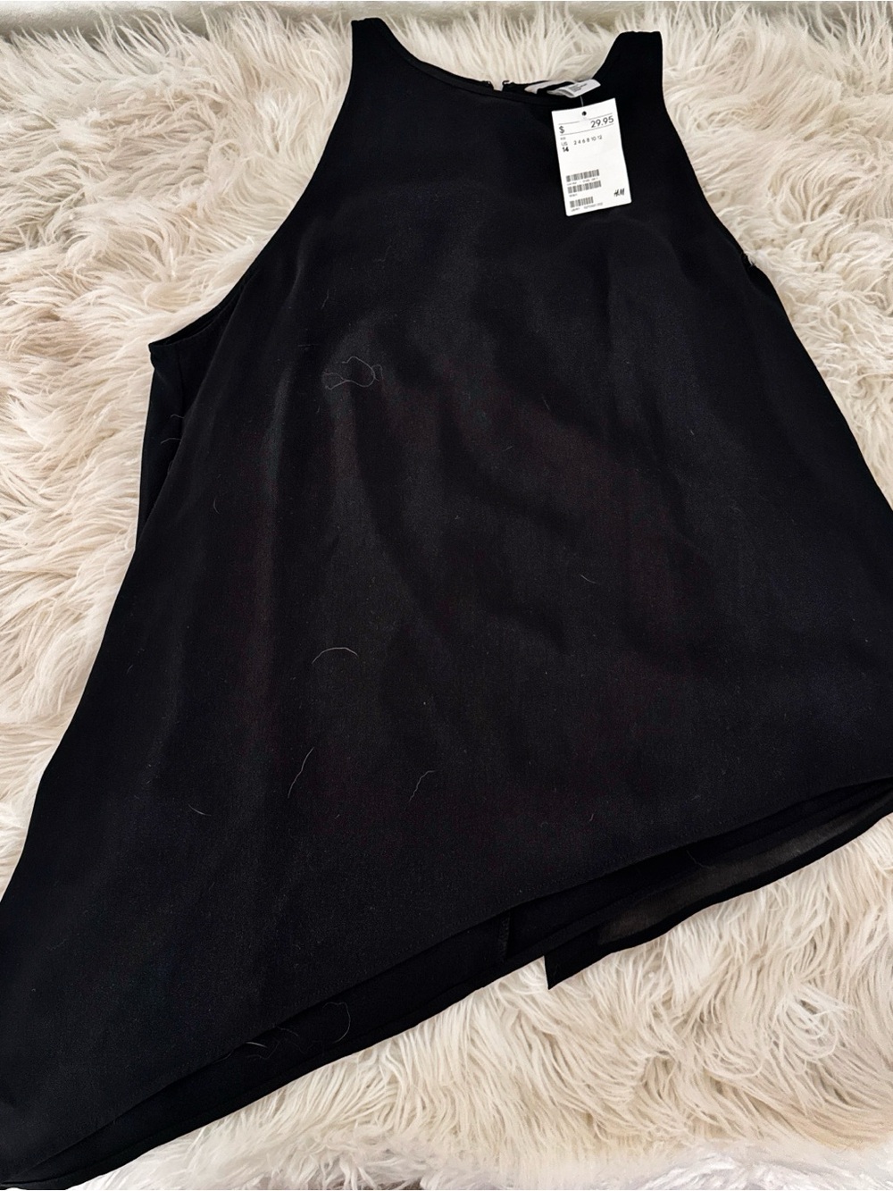 H&M Black Sleeveless Top